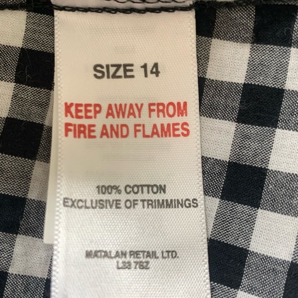 Off/on the shoulder check dress - Picture 6 of 10